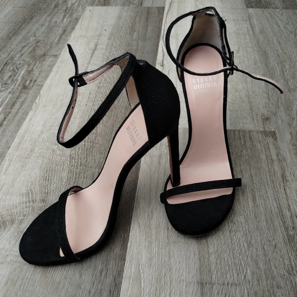 Stuart Weitzman Black Heels - Picture 3 of 11